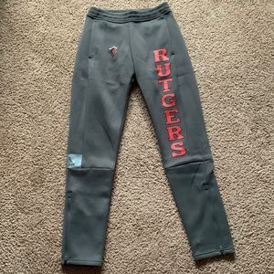 Gray Rutgers athletics sweatpants